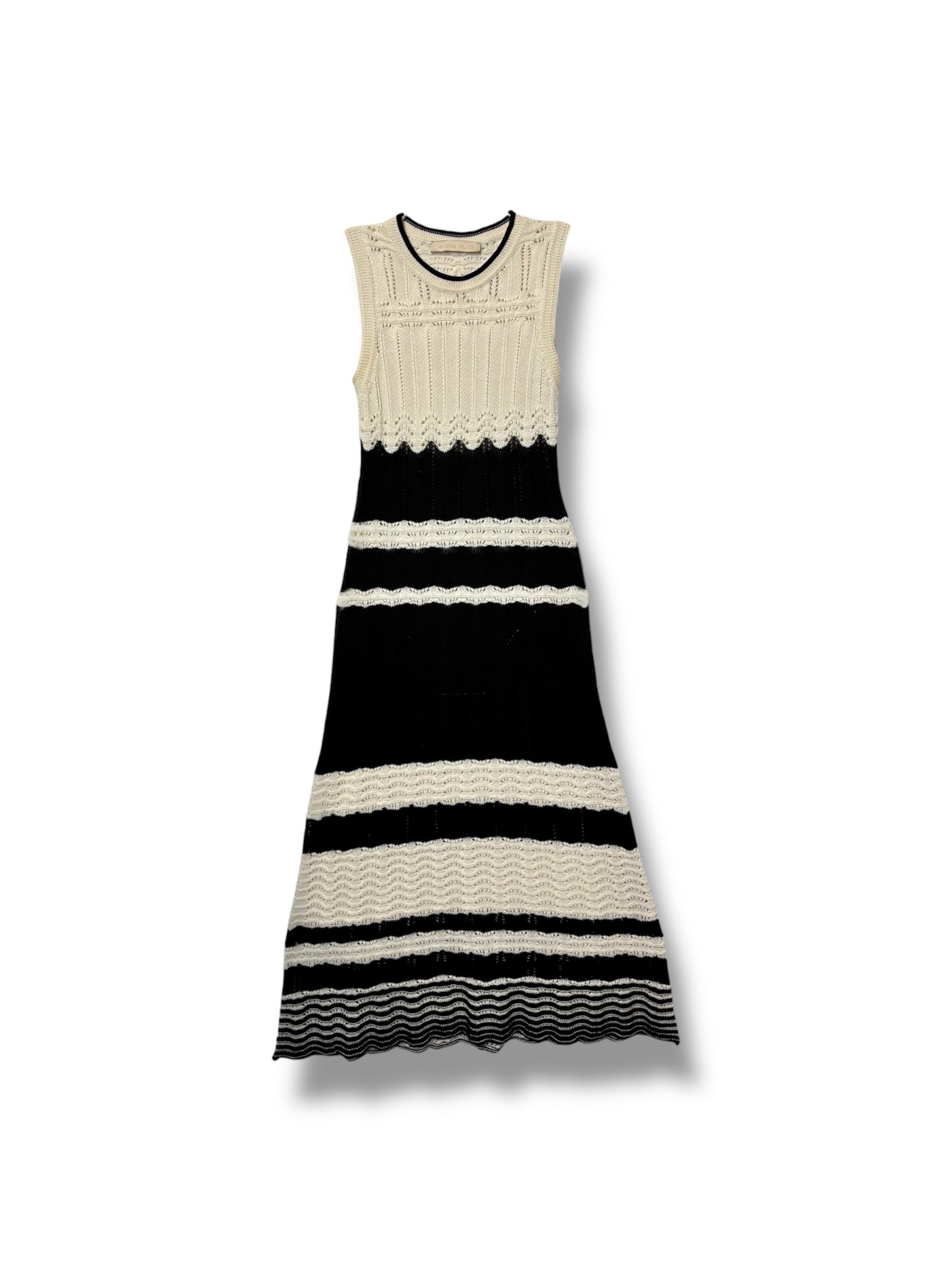 2024 Vanessa Bruno 'Aimee' Crochet Midi Dress - Size XS