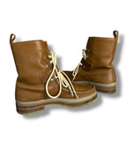 Hermès Shearling Lined Calfskin Boots - Size 41 - Very Good Condition