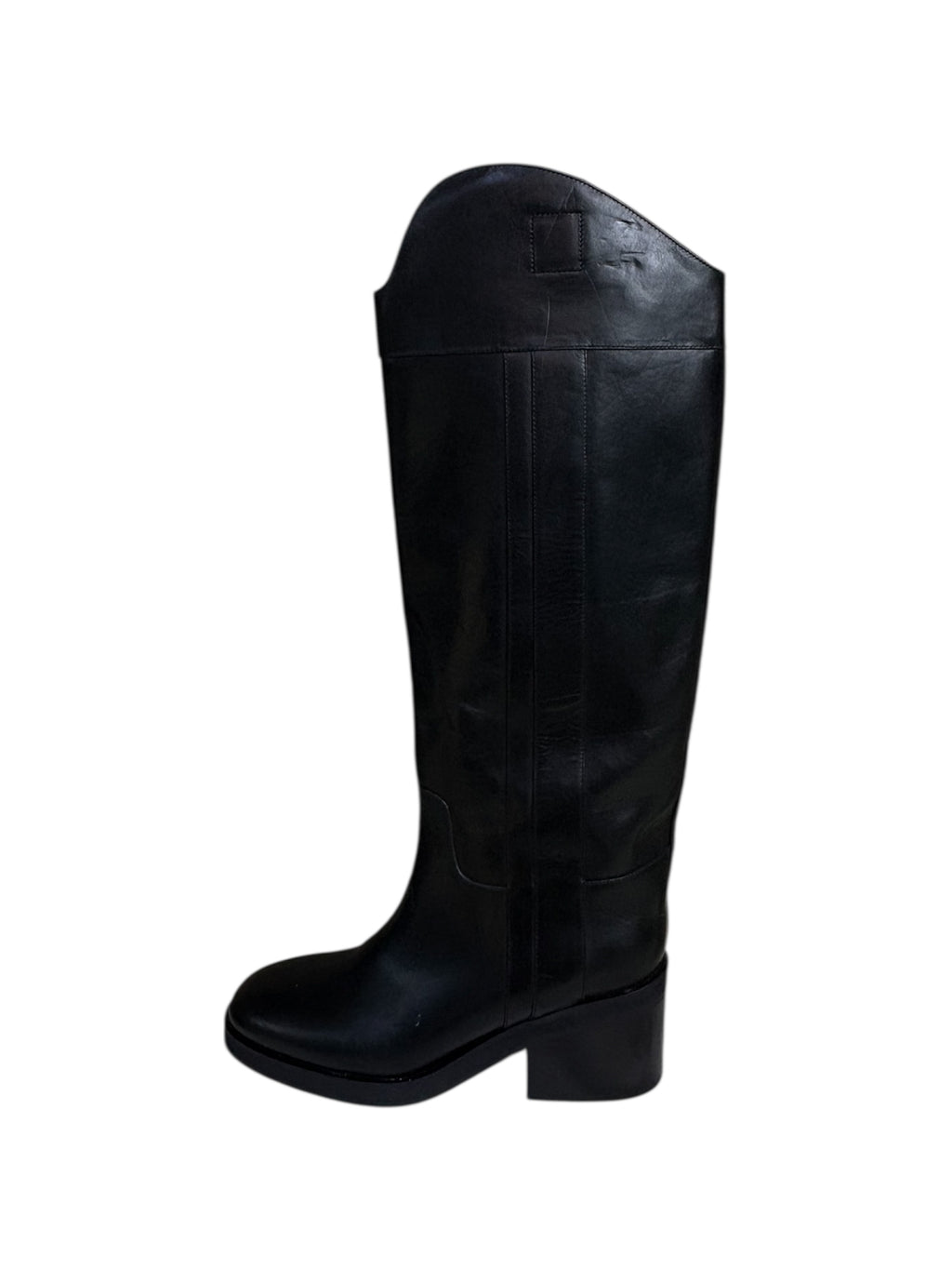 Jimmy Choo Knee High Leather Boots - Size 42