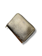 Celine Metallic Zip Wallet