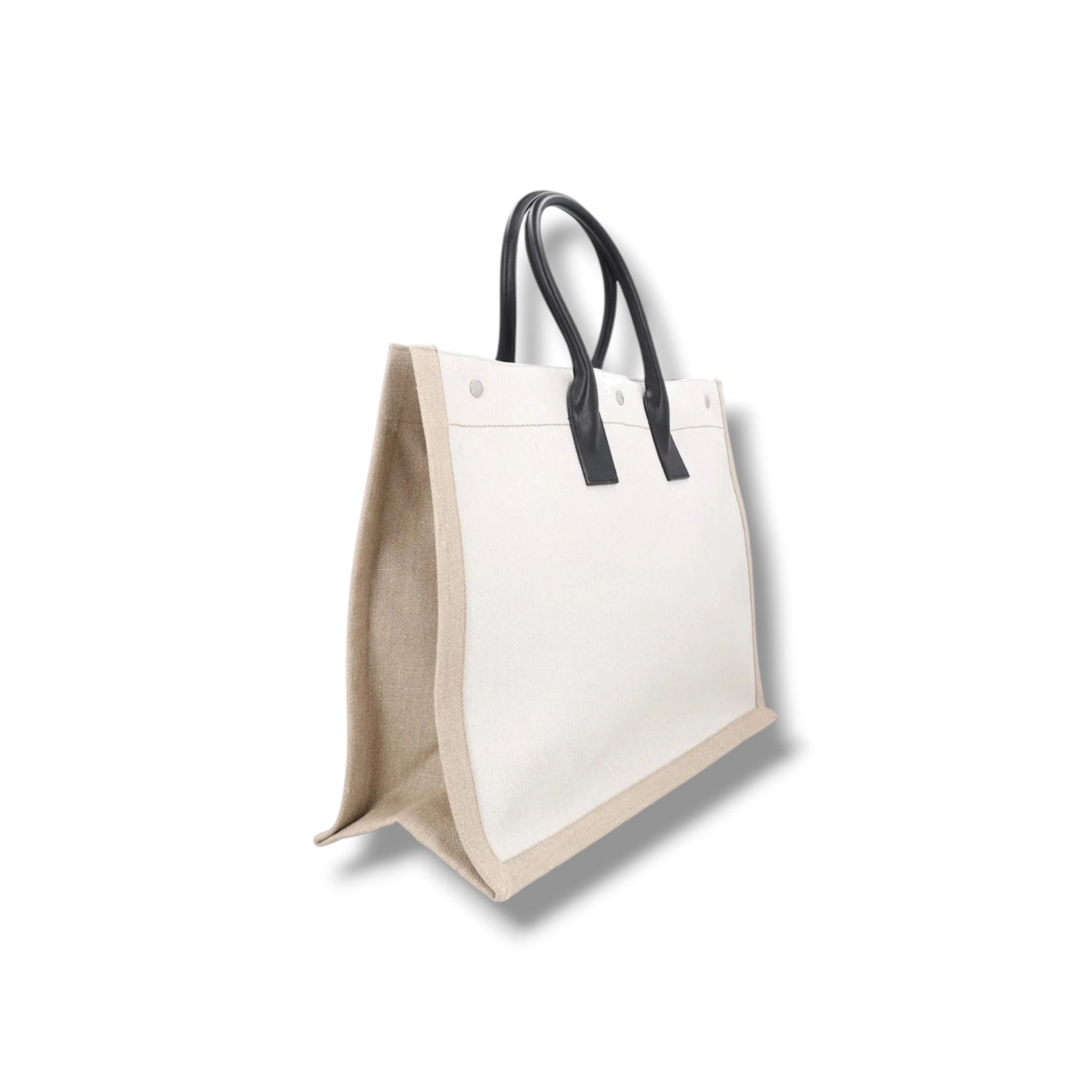 Saint Laurent Rive Gauche Canvas Large Tote - Excellent Condition
