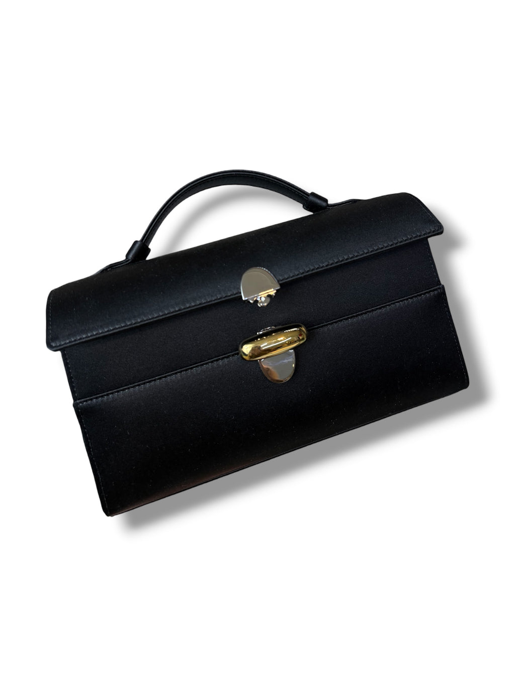 Savette Satin Symmetry Pochette - Never Worn