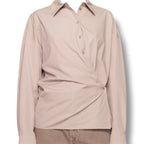 Lemaire Straight Collar Twisted Shirt - Size 40 - Never Worn