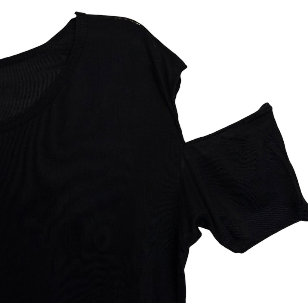 Saint Laurent Cold Shoulder Tee - Size 36 - Good Condition