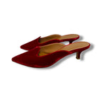 Le Monde Béryl Velvet Kitten Heels - Size 38 - Very Good Condition