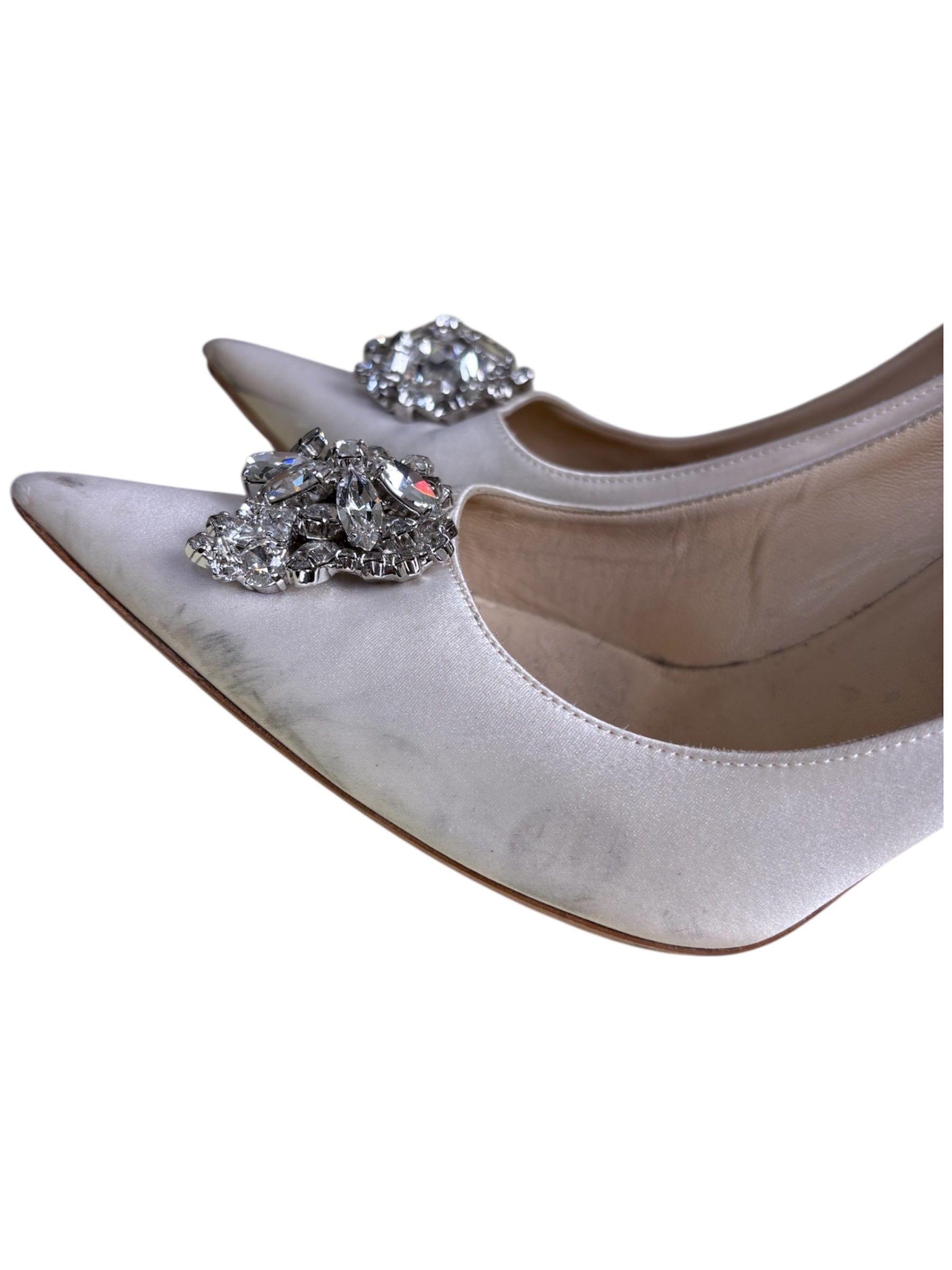 Jimmy Choo Satin Pumps - Size 41 - Good Condition