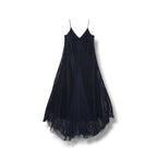 Song For The Mute V Neck Net Dress - Size 38 - Very Good Condition