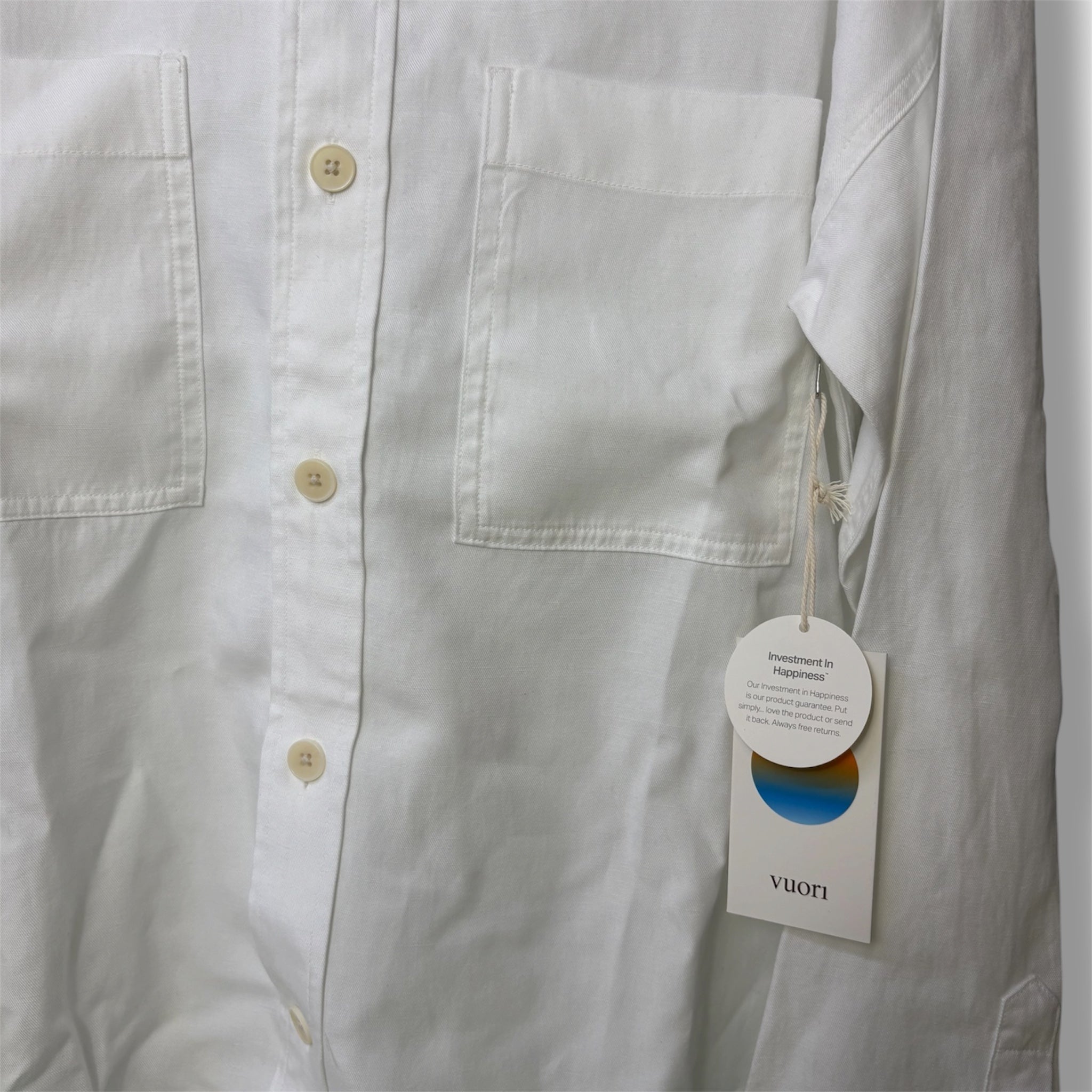 Vuori Trestle Twill Shirt - Size Small - Excellent Condition