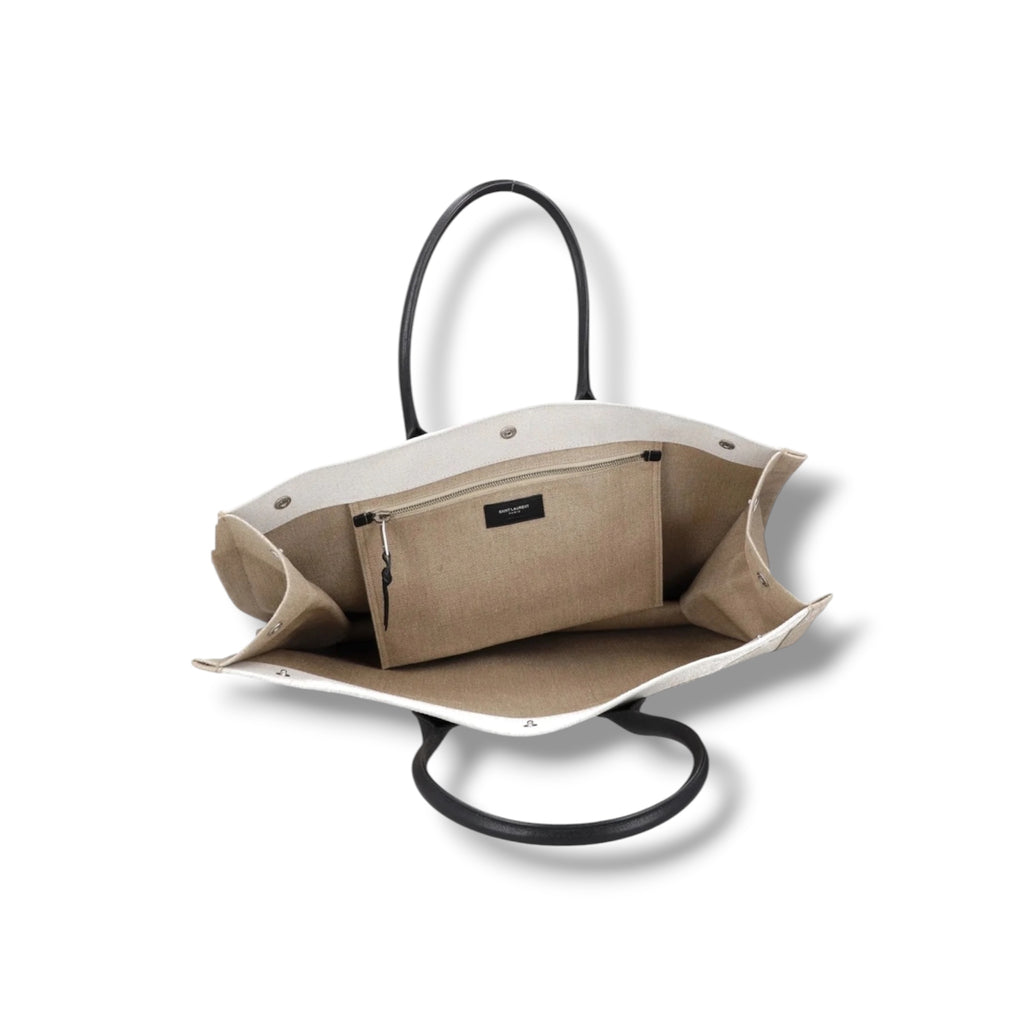 Saint Laurent Rive Gauche Canvas Large Tote - Excellent Condition