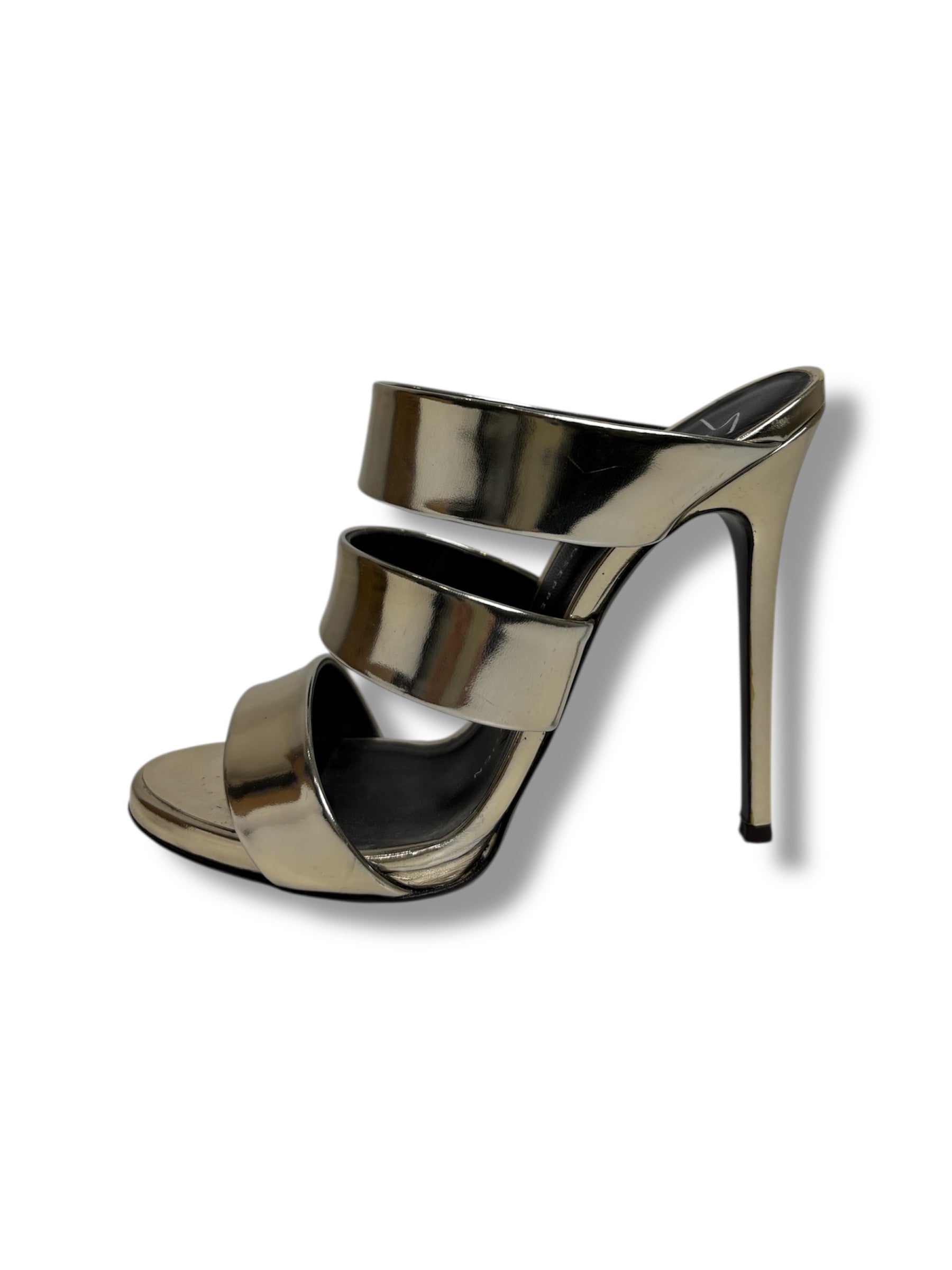 Giuseppe Zanotti Andrea Three Strap Sandal - Size 37 - Excellent Condition