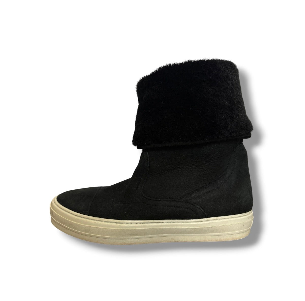Ferragamo 'Lucio' Sneaker Boots - Size 5 - Very Good Condition