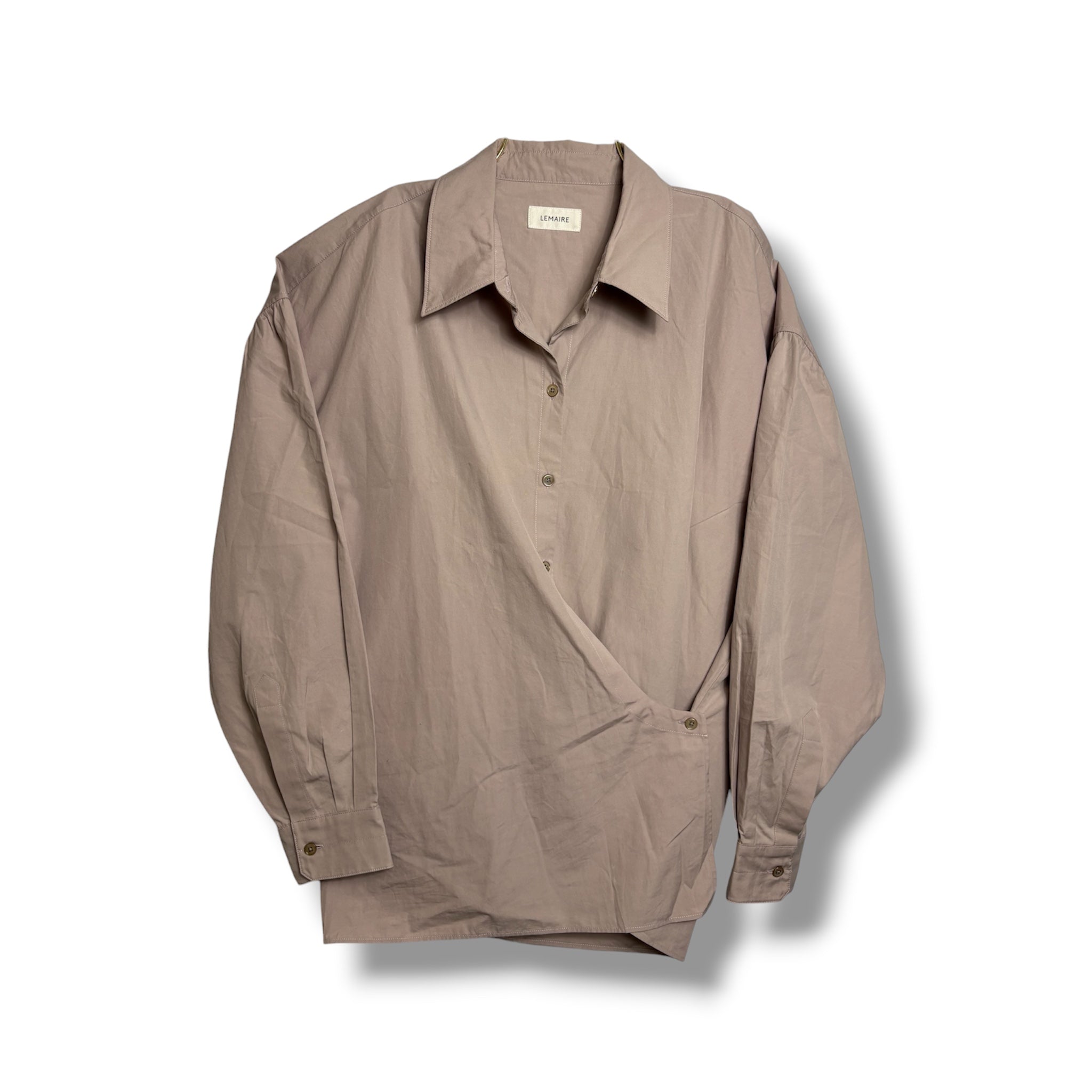 Lemaire Straight Collar Twisted Shirt - Size 40 - Never Worn