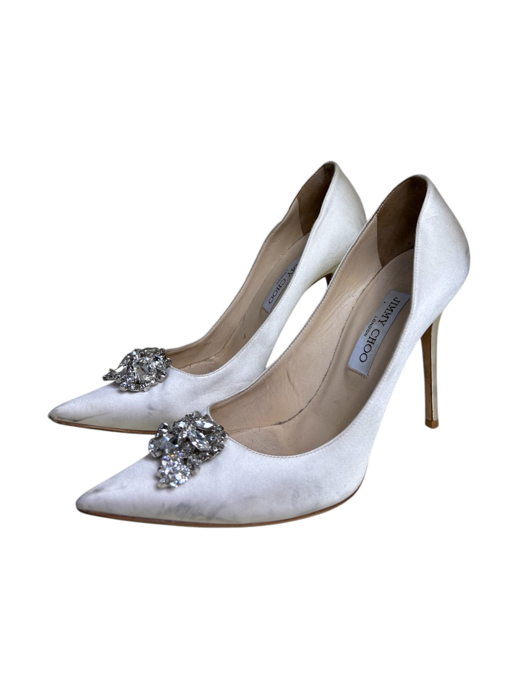 Jimmy Choo Satin Pumps - Size 41 - Good Condition