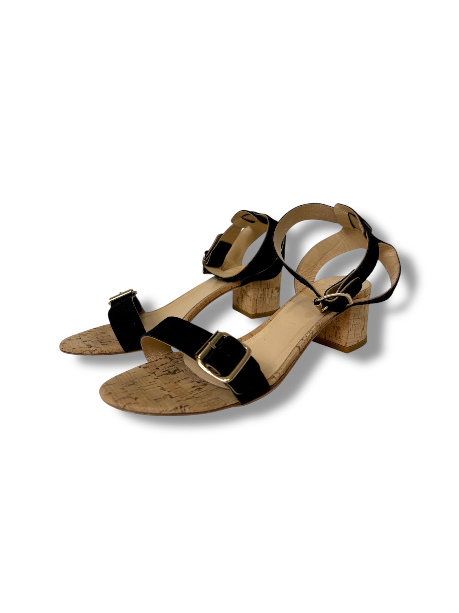 ATP Atelier 'Carmen' Cork & Suede Sandal - Size 39