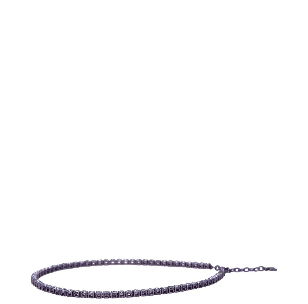 Amina Muaddi Tanzanite Tennis Necklace - Excellent Condition