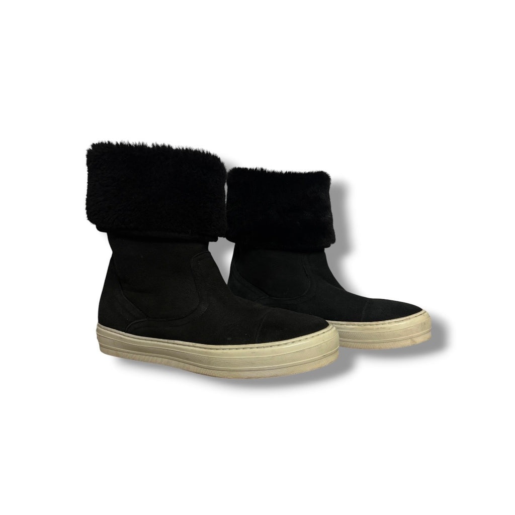 Ferragamo 'Lucio' Sneaker Boots - Size 5 - Very Good Condition