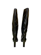 Jimmy Choo Leather Knee High Boots - Size 41 - Very Good Condition