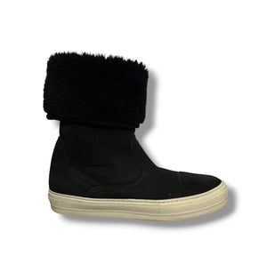 Ferragamo 'Lucio' Sneaker Boots - Size 5 - Very Good Condition