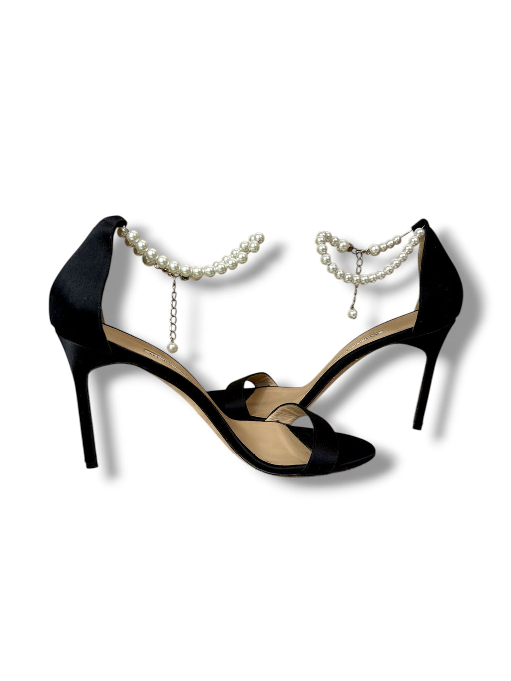 Manolo Blahnik Chaos Pearl Sandals - Size 41 - Very Good Condition