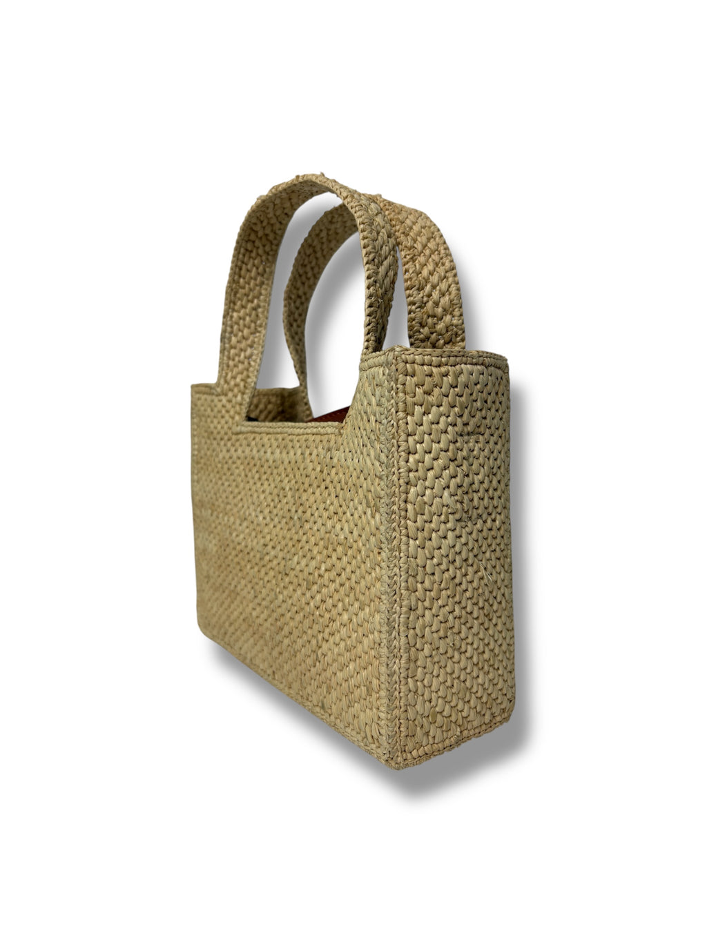 Loewe Mini Raffia Font Tote