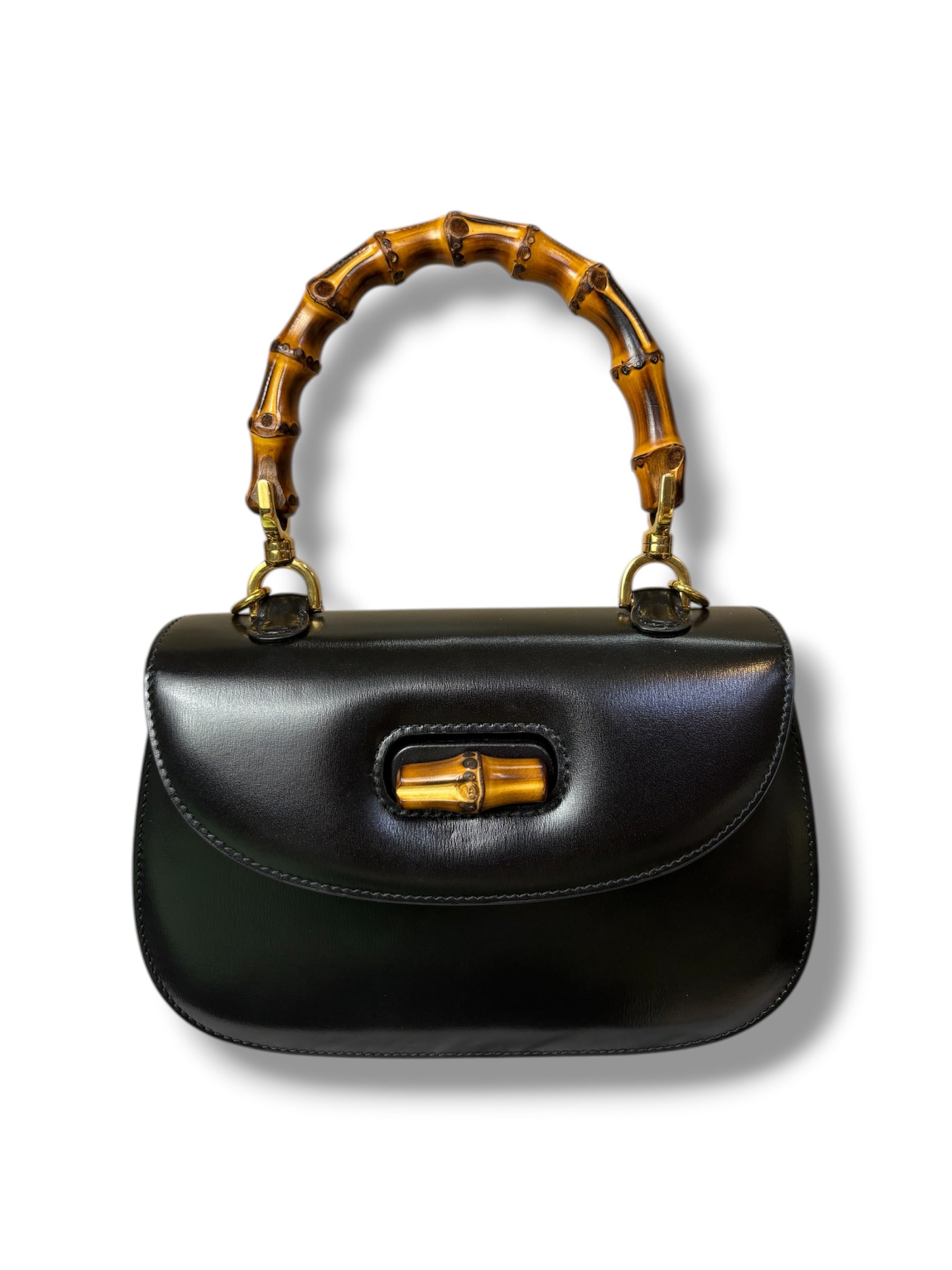 Gucci Small 1947 Bamboo Handbag - Excellent Condition