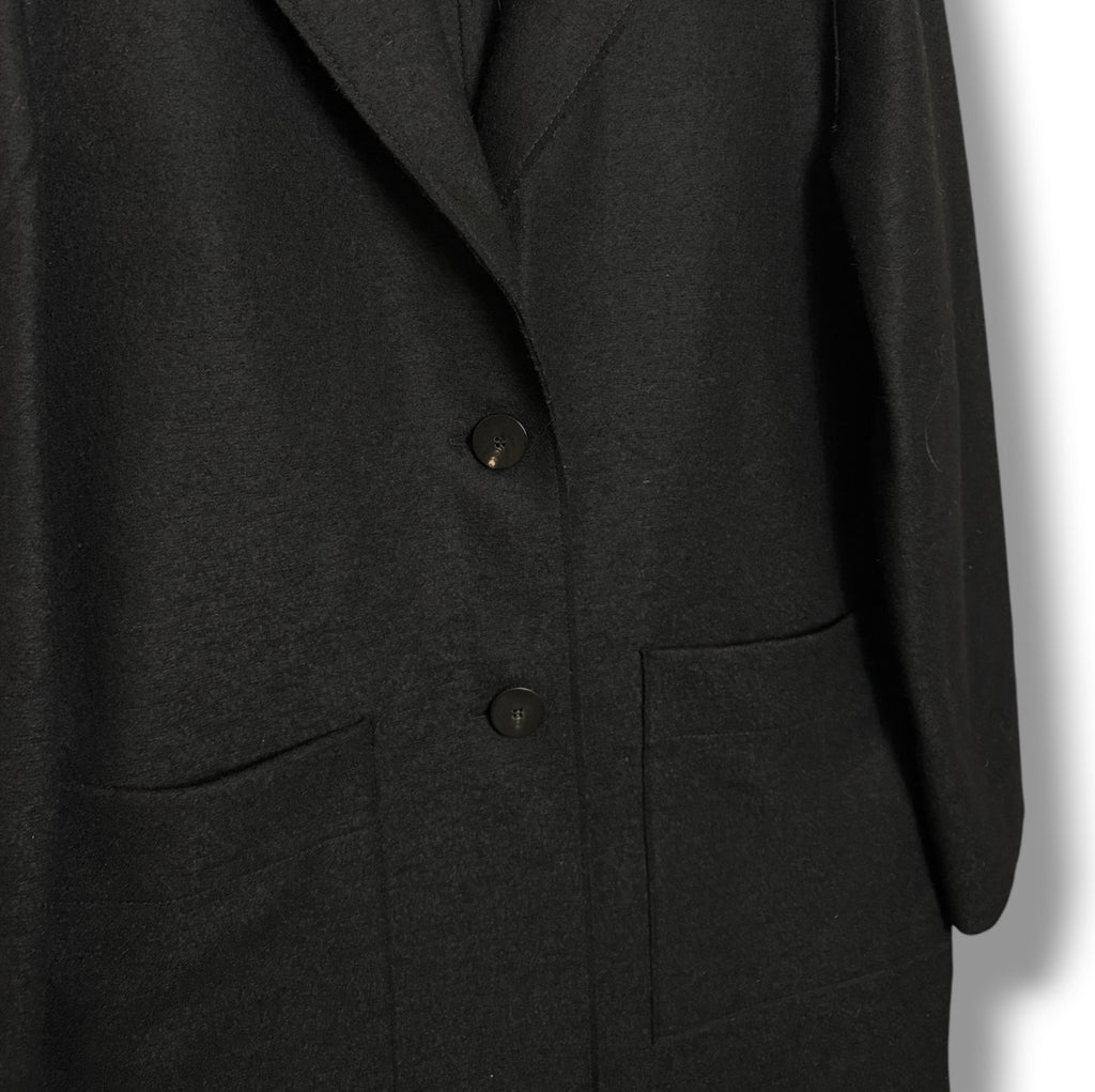 Harris Wharf Long Boxy Coat - Size 10 - Very Good Condition