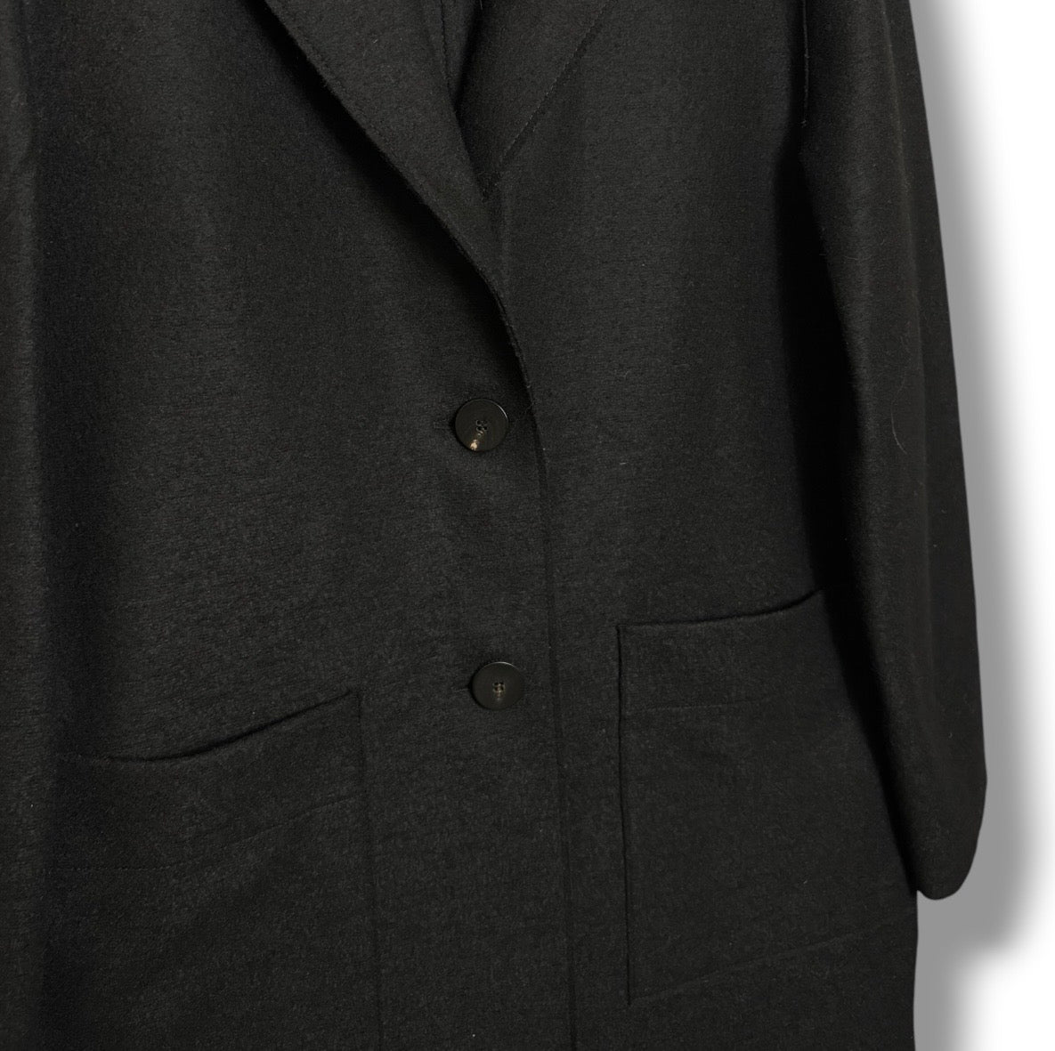 Harris Wharf Long Boxy Coat - Size 10 - Very Good Condition