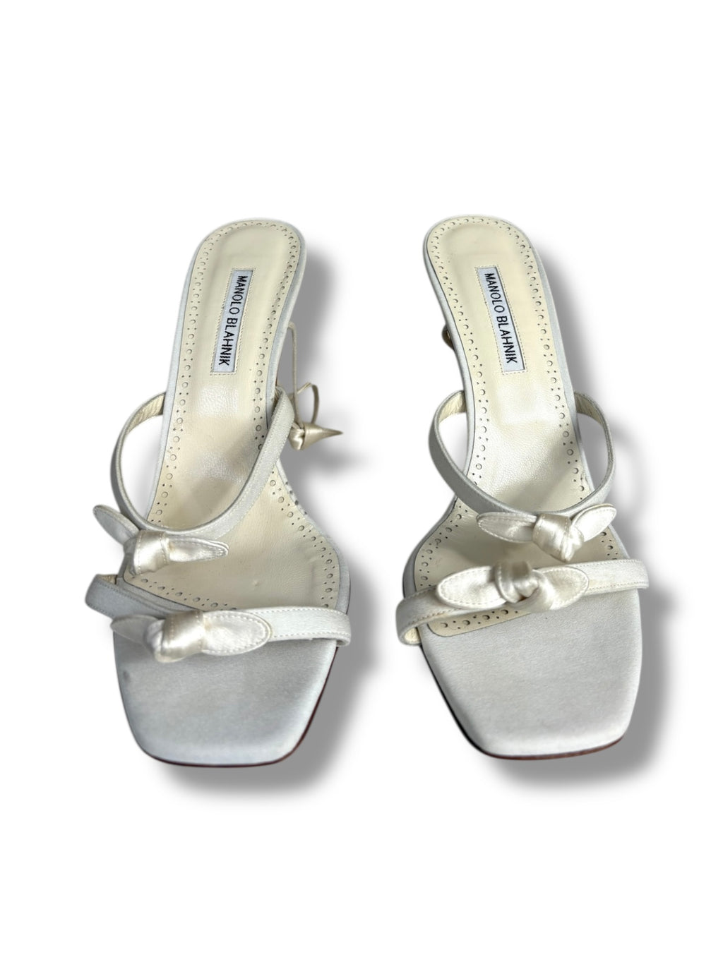 Manolo Blahnik 'Fiocco' Wrap Around Sandal - Size 41