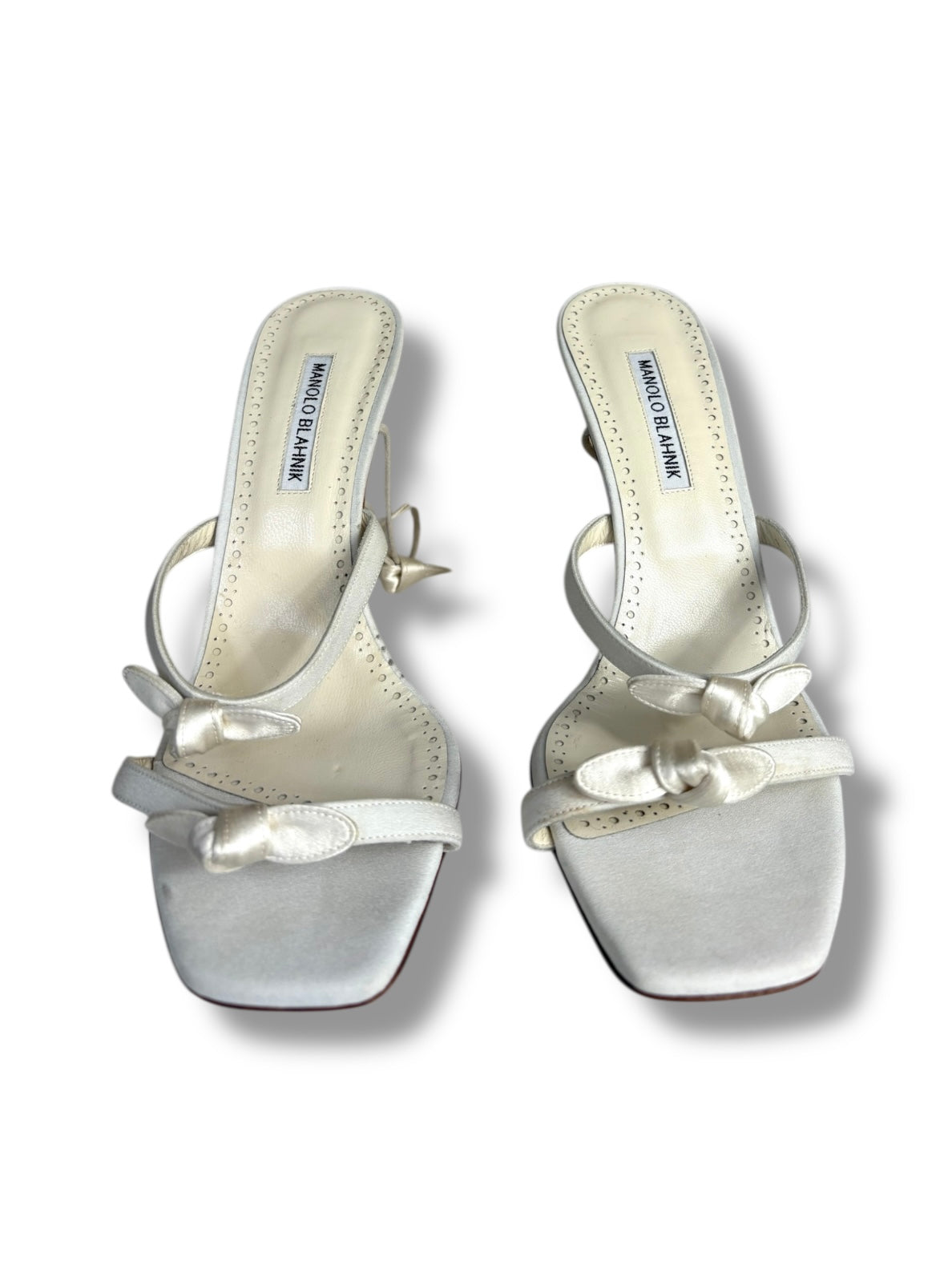 Manolo Blahnik 'Fiocco' Wrap Around Sandal - Size 41