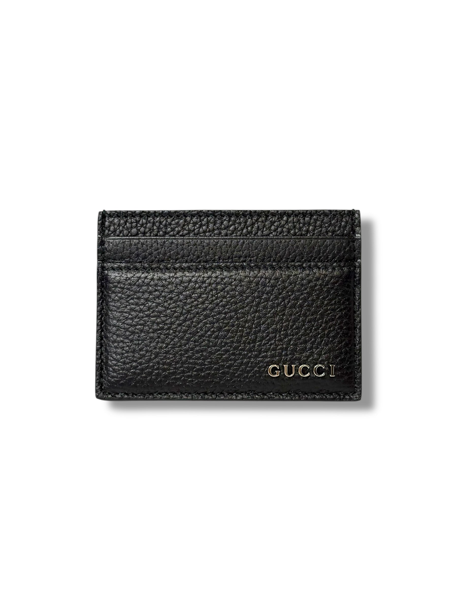 Gucci Grained Leather Card Holder