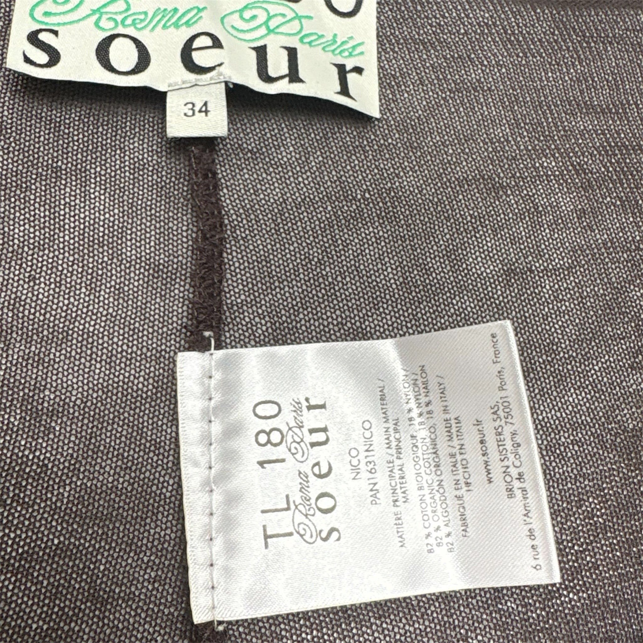 TL180 Soeur Paris 'Nico' Trousers - Size 34 - Never Worn
