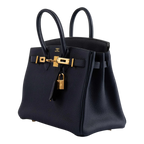 Hermès Birkin 25 in Togo Bleu Nuit