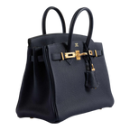 Hermès Birkin 25 in Togo Bleu Nuit