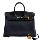 Hermès Birkin 25 in Togo Bleu Nuit