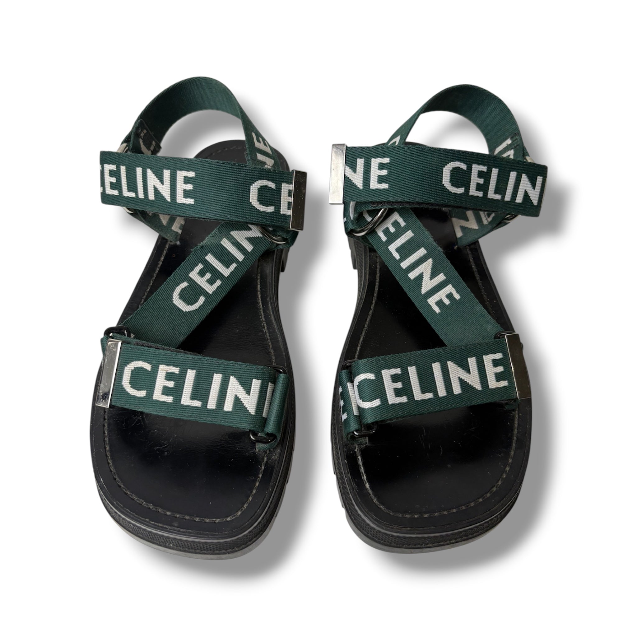 2022 Celine 'Leo' Sandals - Size 39 - Very Good Condition