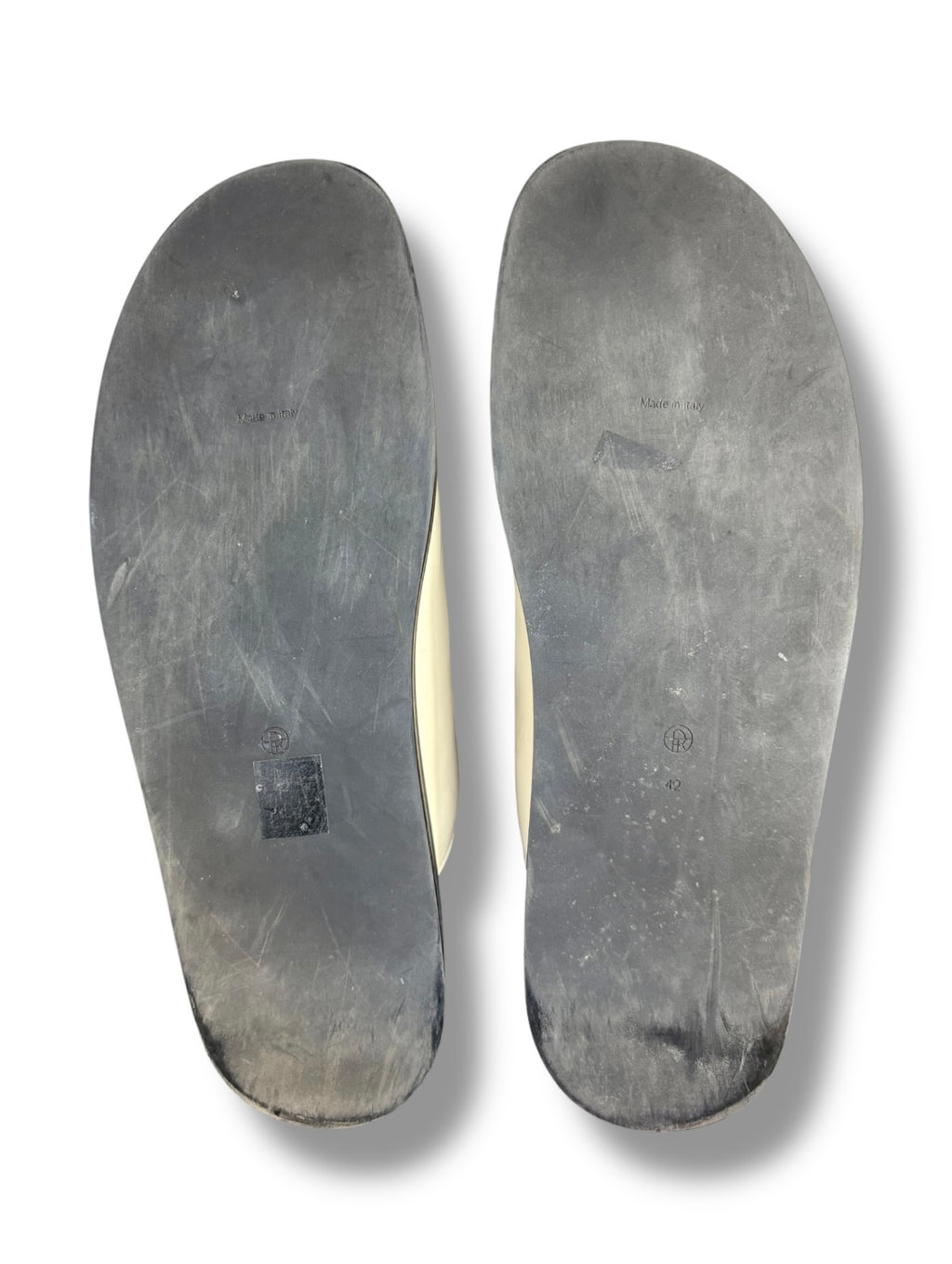 The Row Shearling Lined Sabot Mules - Size 42