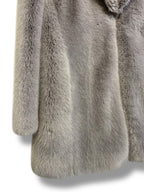 Whistles Faux Fur 'Kumiko' Coat - Size M - Excellent Condition