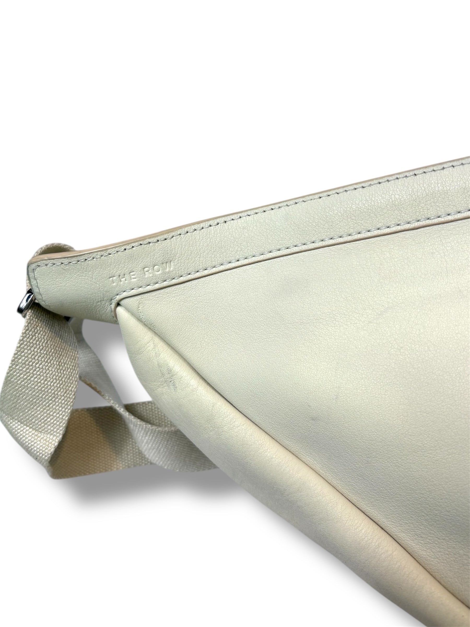 The Row Slouchy Banana Textured Leather Shoulder Bag - Very Good Condition