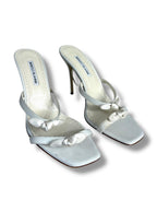 Manolo Blahnik 'Fiocco' Wrap Around Sandal - Size 41