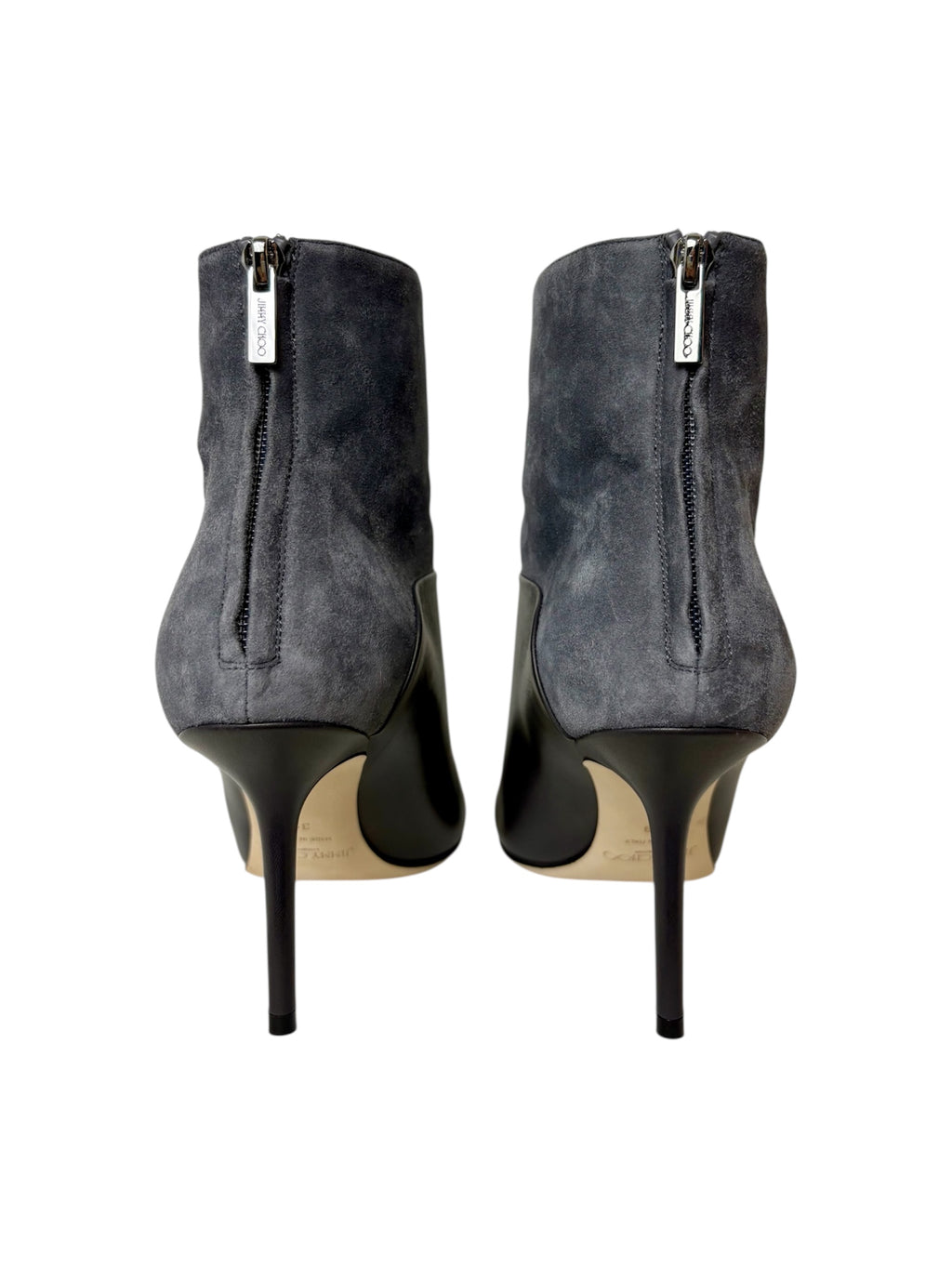 Jimmy Choo Suede and Leather Ankle Boot - Size 39 - Excellent Condition