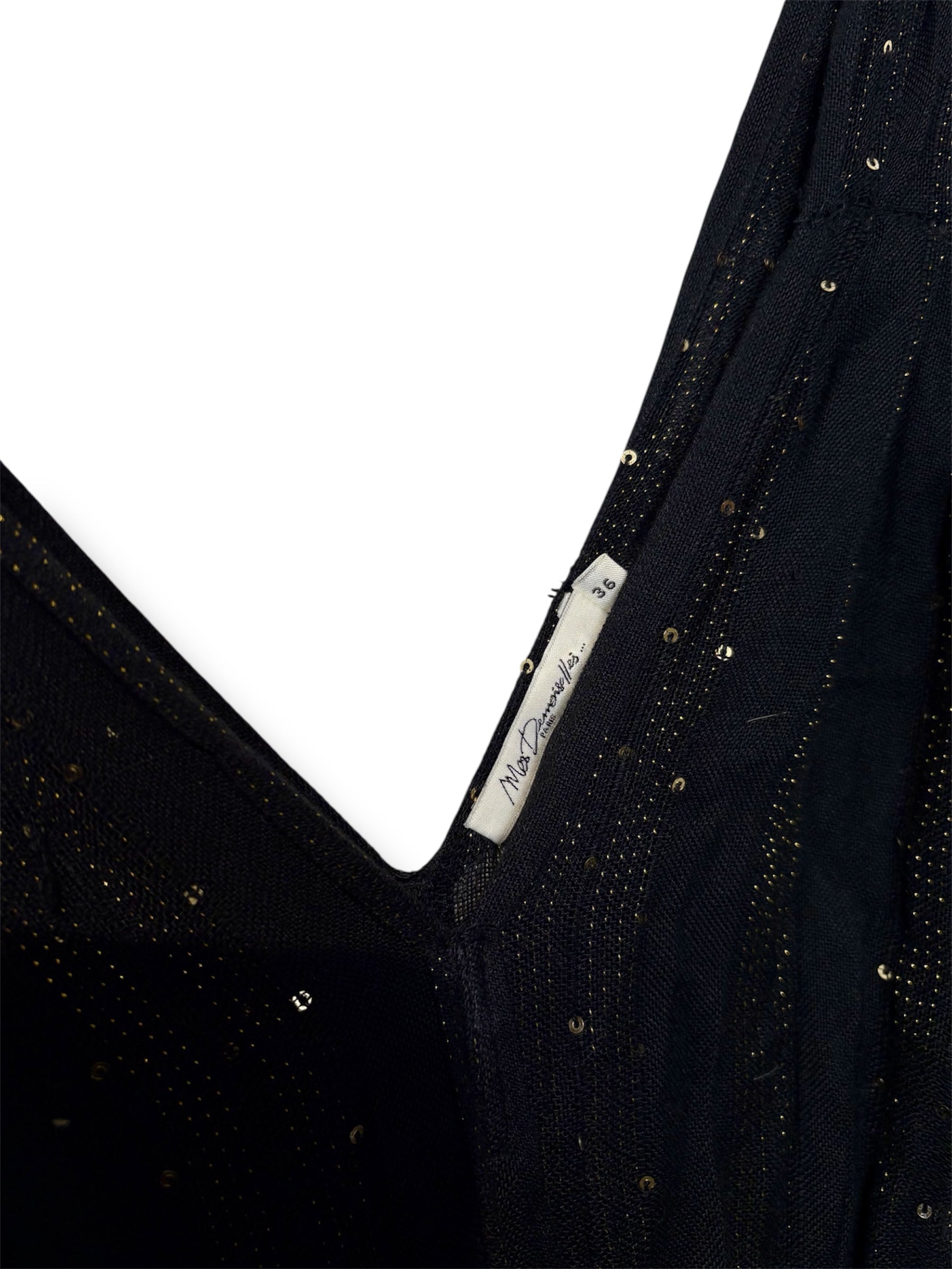 Mes Demoiselles 'Nokomis' Black Maxi Dress - Size 36 - Very Good Condition