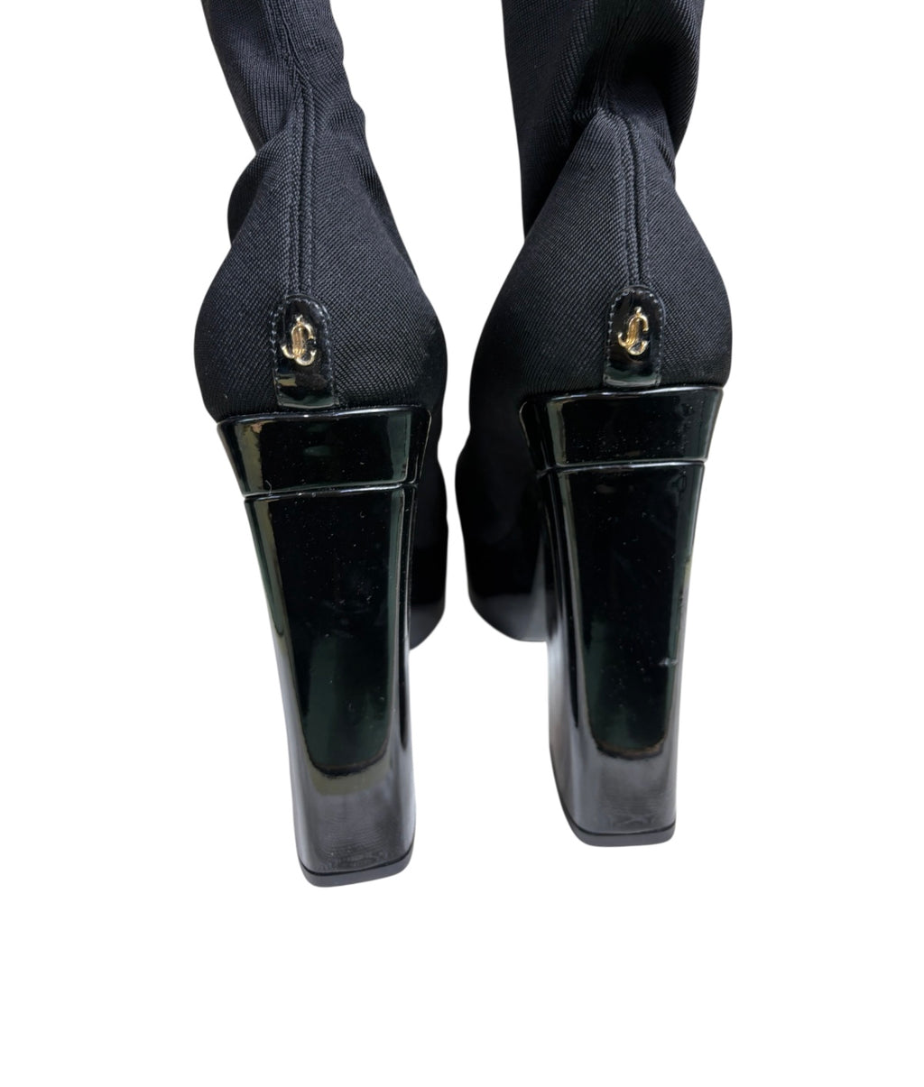 Jimmy Choo Knitted Sock Boots - Size 41