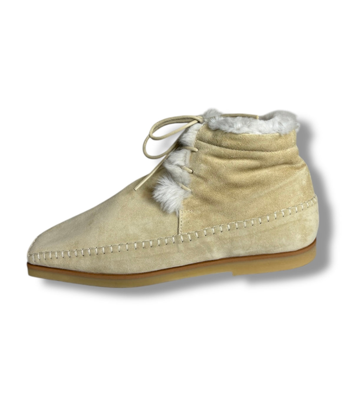 Totême Suede Lace Up Moccasin - Size 41