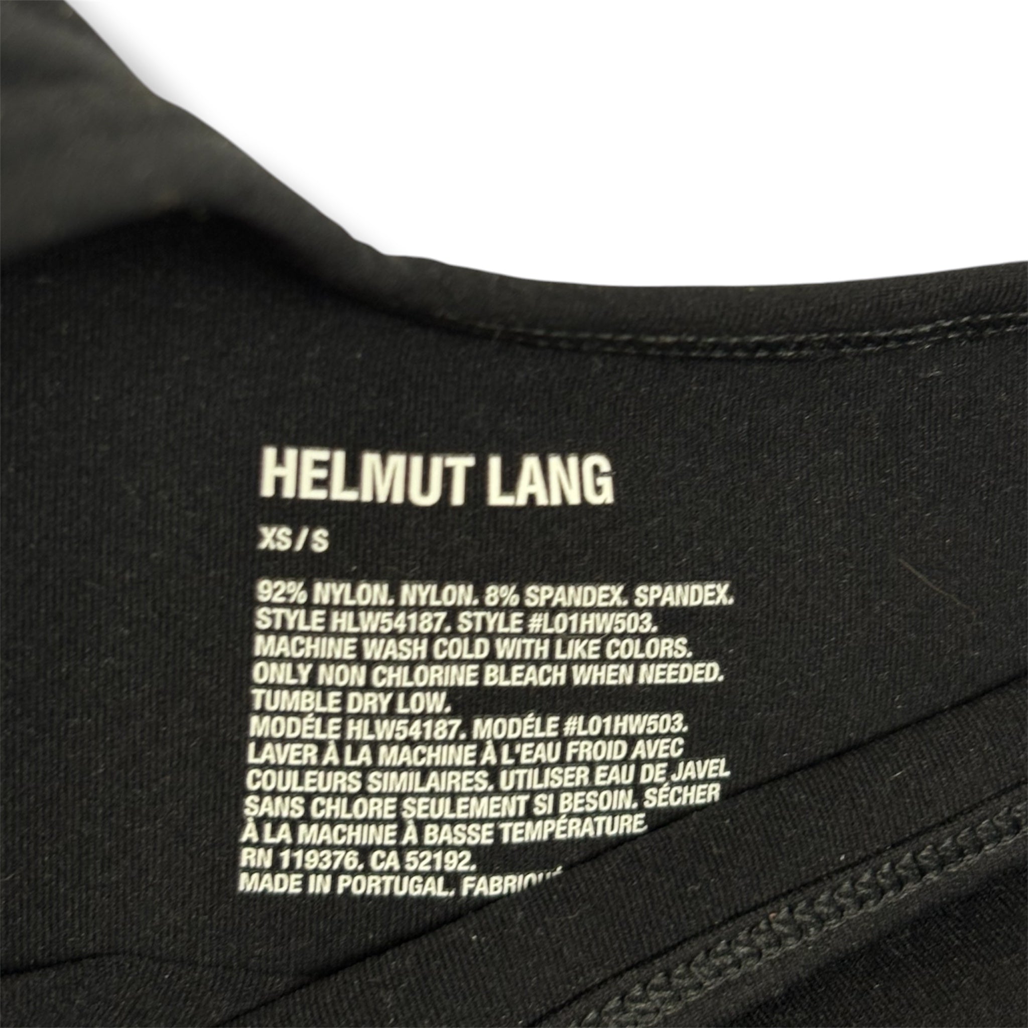Helmut Lang Core Cutout Tank - Size XS/S - Very Good Condition