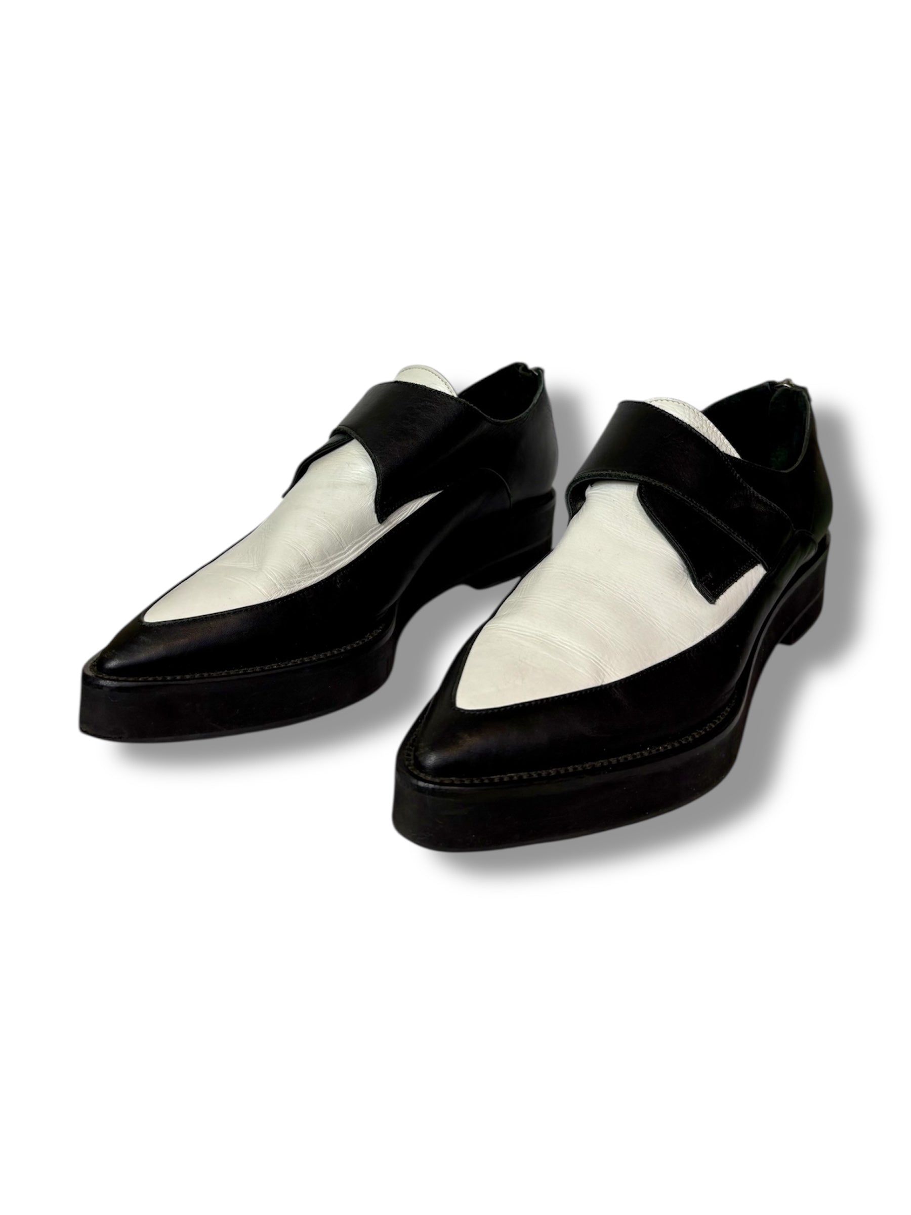 Helmut Lang Two Tone Leather Clean Creeper - Size 38 - Excellent Condition