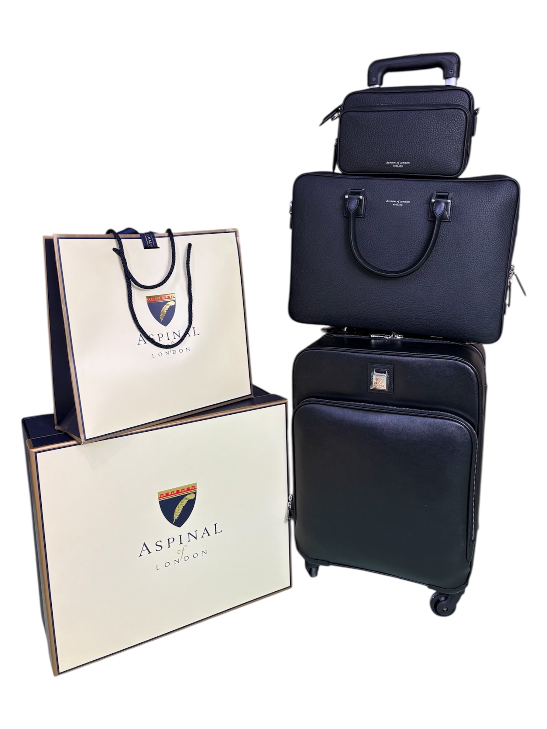 Aspinal of London Three Piece Flight Collection - Brand New With Tags