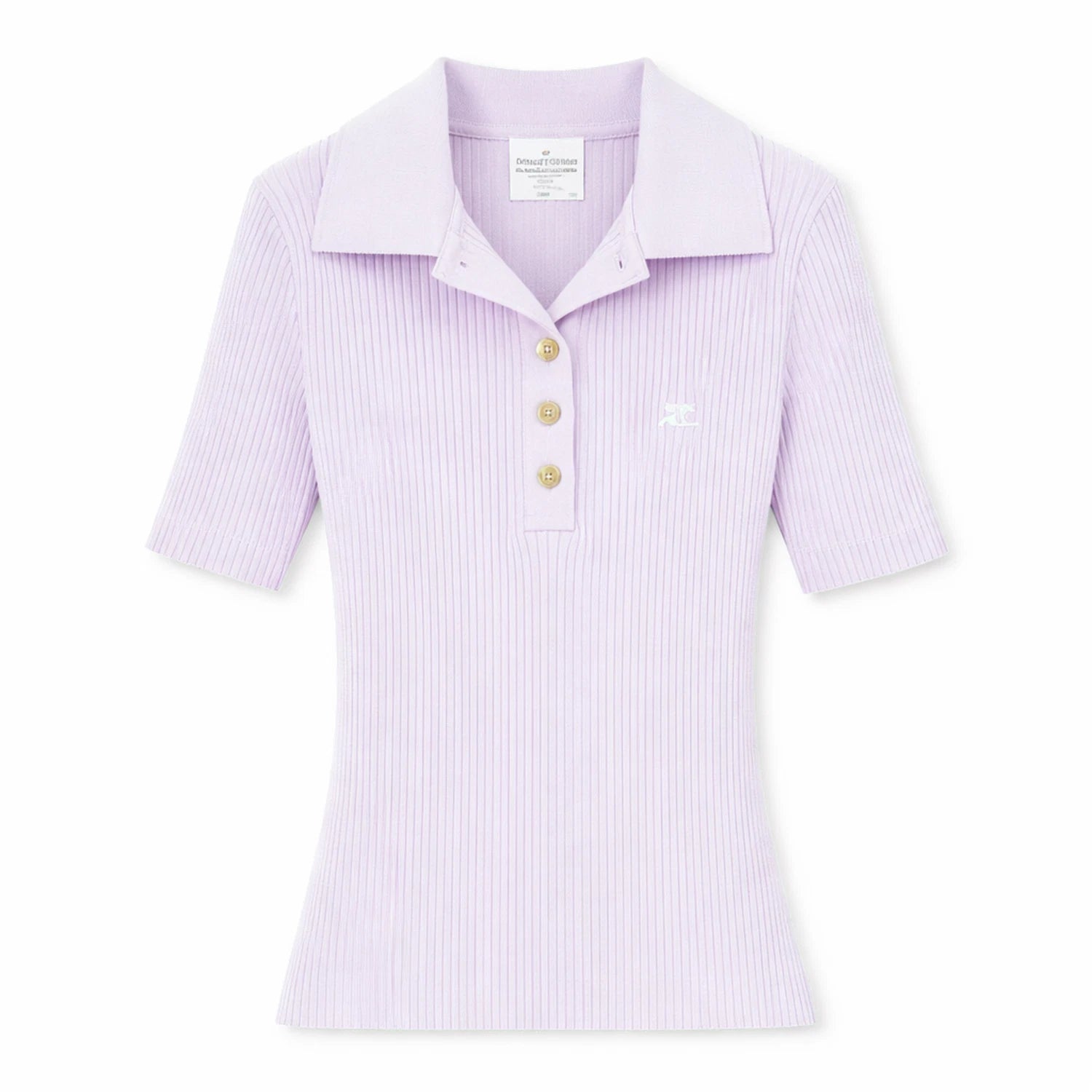 Courrèges Ribbed Polo Shirt - Size M - Brand New With Tags