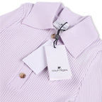 Courrèges Ribbed Polo Shirt - Size M - Brand New With Tags