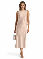 Vince Tank and Midi Skirt Set - Size S - Brand New With Tags