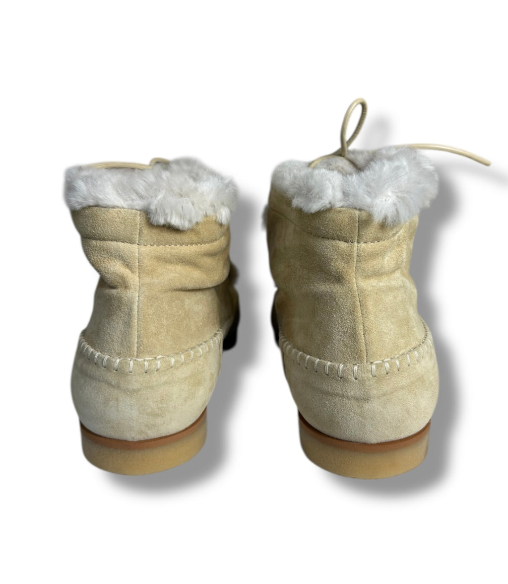 Totême Suede Lace Up Moccasin - Size 41